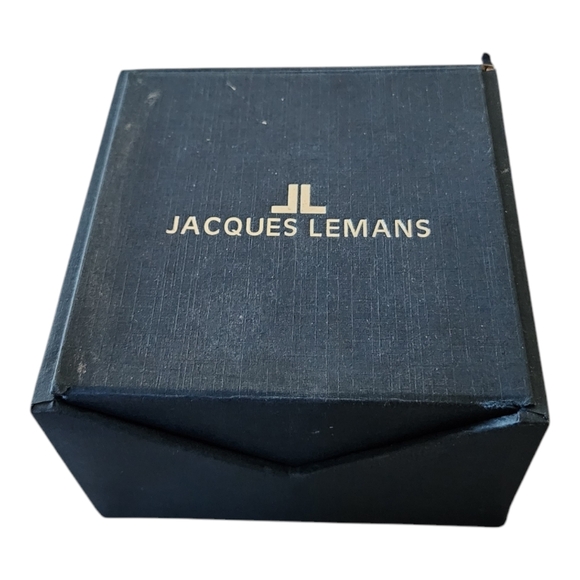 Jacques Lemans Men's 1296C Classic Format Collection Watch Boxed Ostrich Band - Picture 8 of 9